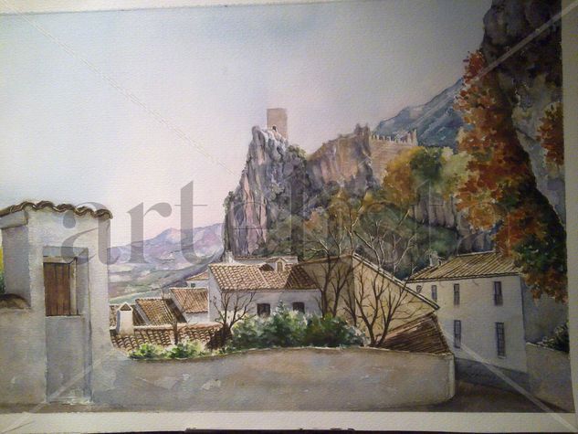 castillo de la iruela Watercolour Paper Landscaping