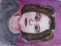 retrato acuarela Belen