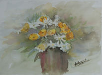 Jarron con flores