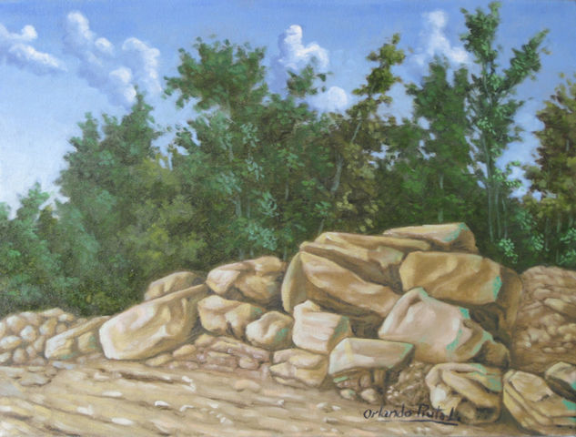 PIEDRAS EN SAN VICENTE Oil Canvas Landscaping