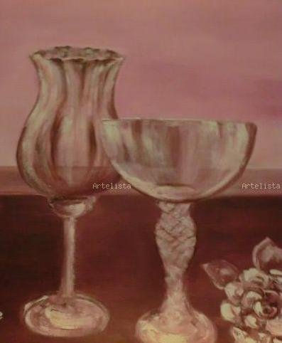 Cristales rosa Oil Canvas Landscaping