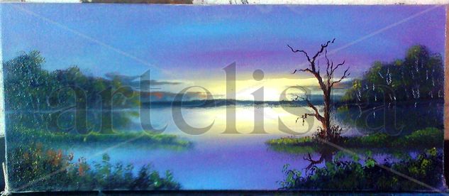 atardecer Oil Canvas Landscaping