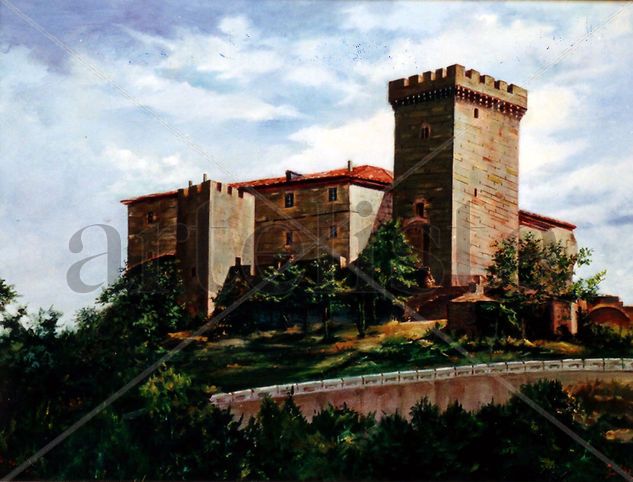 Parador en Monforte de Lemos- Lugo Oil Canvas Landscaping