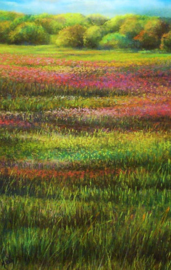 Y llegó la primavera... Pastel Papel Paisaje