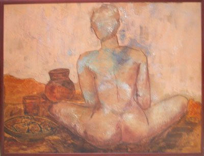 Reichel Acrylic Panel Nude Paintings