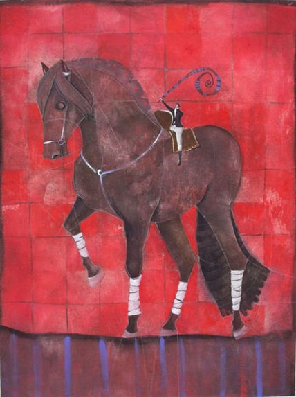 Caballo de azulejos