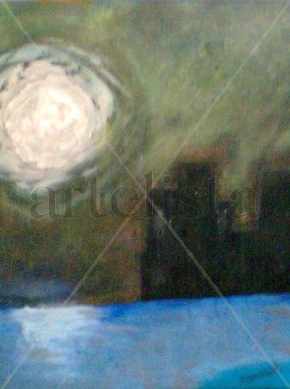 Noche de Luna Oil Canvas Landscaping