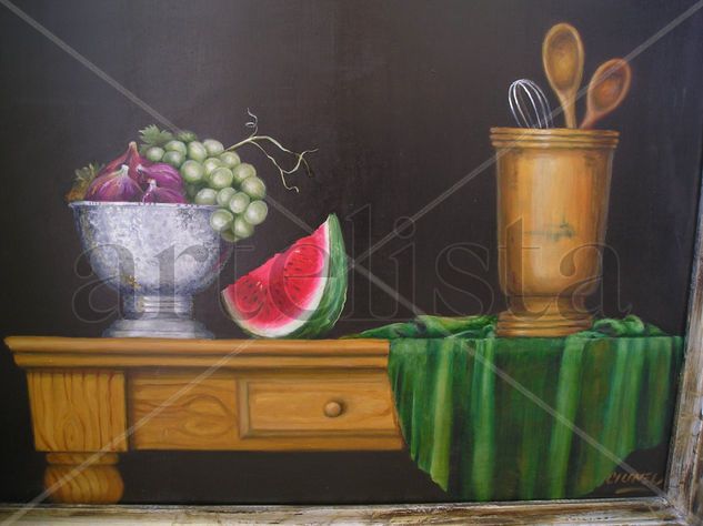 BODEGON Oil Panel Still Life Paintings