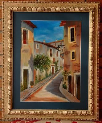 El pueblo Pastel Paper Landscaping