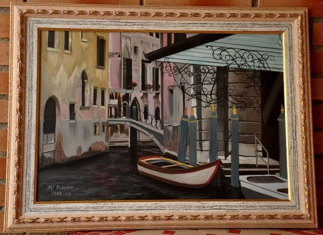 Venecia Pastel Papel Paisaje