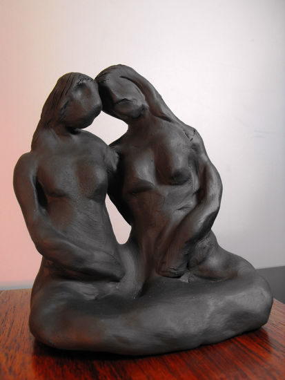 Two Women Terracotta Figurative