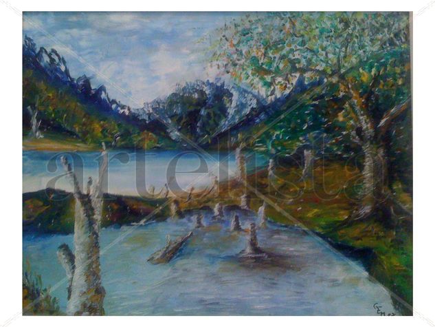 Castorera Oil Canvas Landscaping