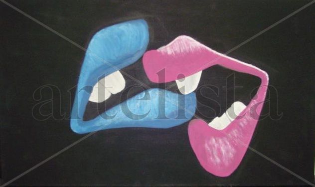 labios enfrentados