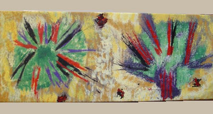 Enjambre de plumas