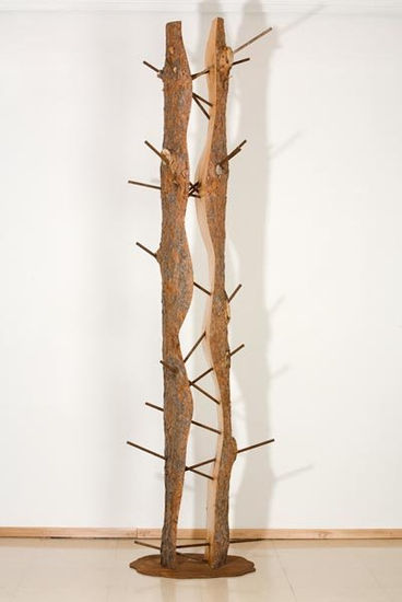 " Reconstrucción I " Wood Figurative