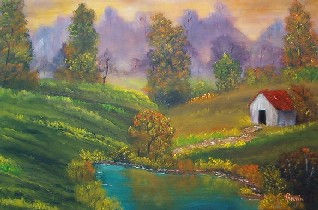 Manantial Oil Canvas Landscaping