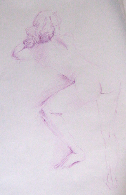 Mujer recargada