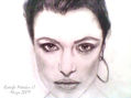 Dibujo de Rachel Weisz / 2009