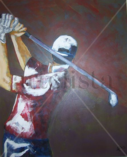 golf Acrylic Canvas Sports