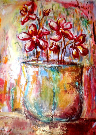 pura energia Others Canvas Floral Painting