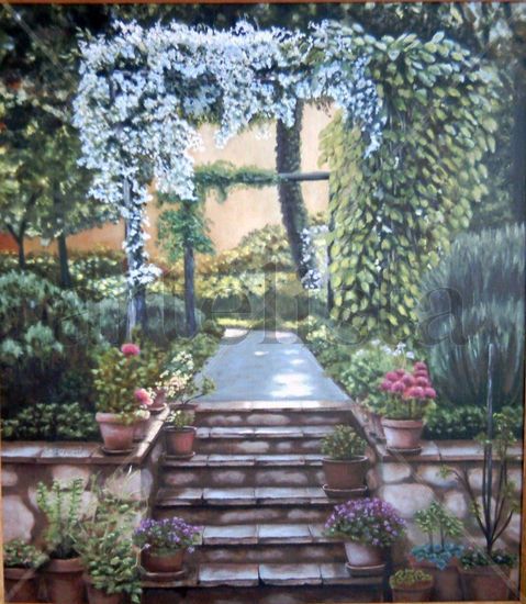 Jardín Oil Canvas Landscaping