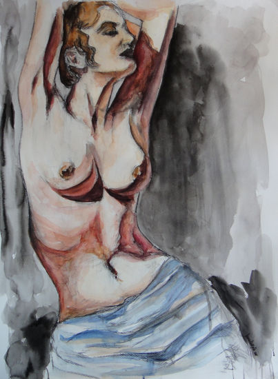 Deseo Mixed media Canvas Nude Paintings