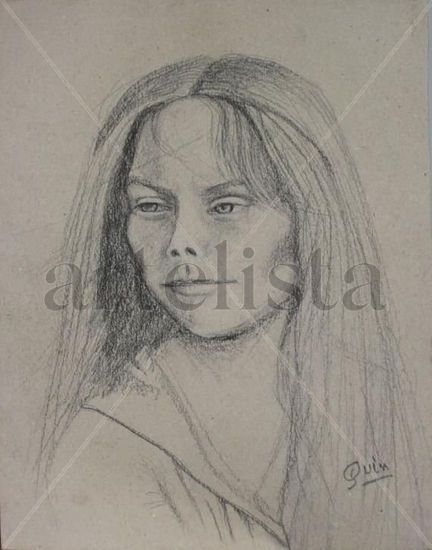 SISSY SPACEK(boceto) Carboncillo