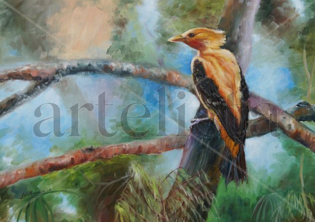 Carpintero Crema Oil Canvas Landscaping