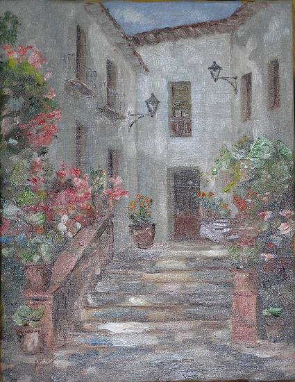 Rincon andaluz Oil Canvas Landscaping