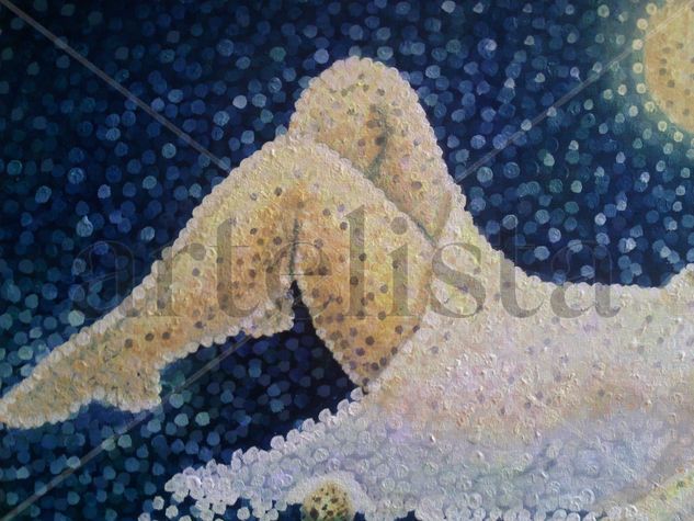 EL MANTEL O1 Acrylic Canvas Nude Paintings