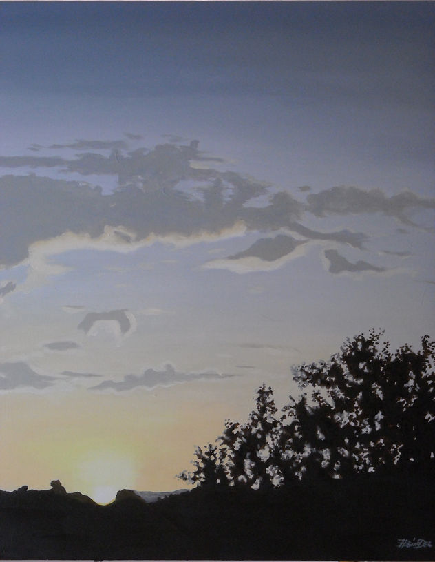 amanecer en el priorato
