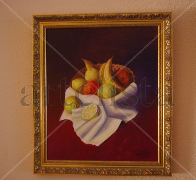 "Cesta y frutas"