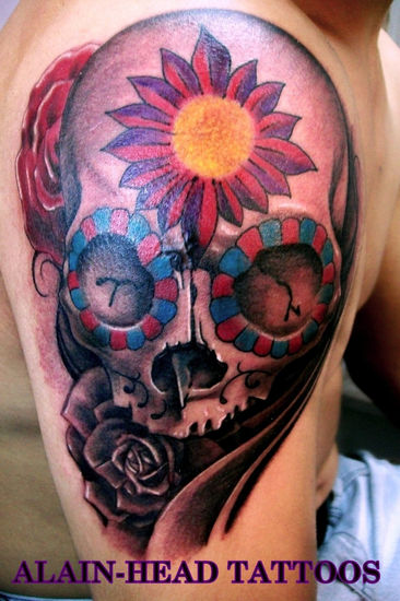 CALAVERA TATTOO ALAINHEAD 