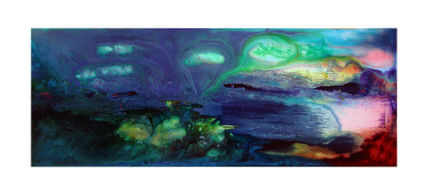 Pintura-aurora boreal