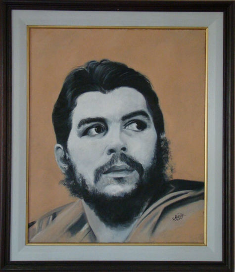 Solo el Che Óleo Lienzo Retrato