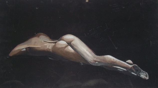 Dormida Oil Panel Nude Paintings