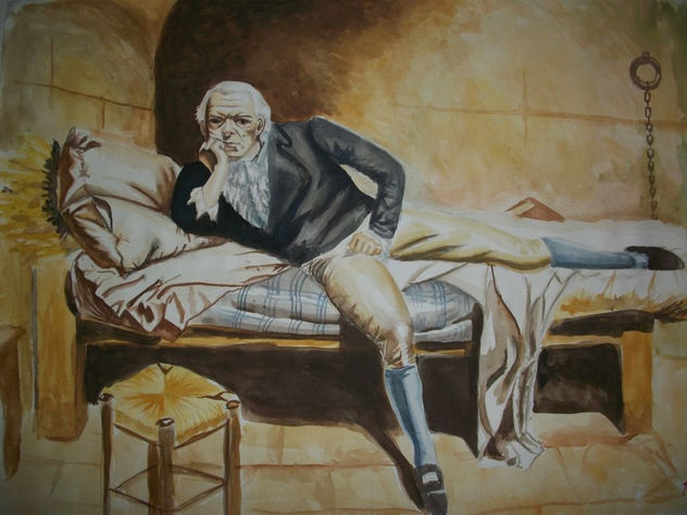 Estudio de Miranda en la Carraca de Arturo Michelena