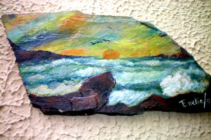Atardecer marino.