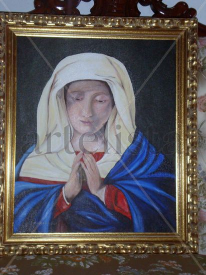 Virgen Oil Canvas Portrait