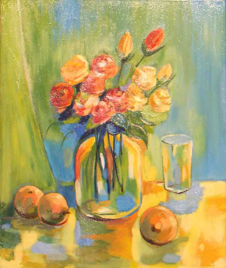 Jarrón Oil Canvas Still Life Paintings