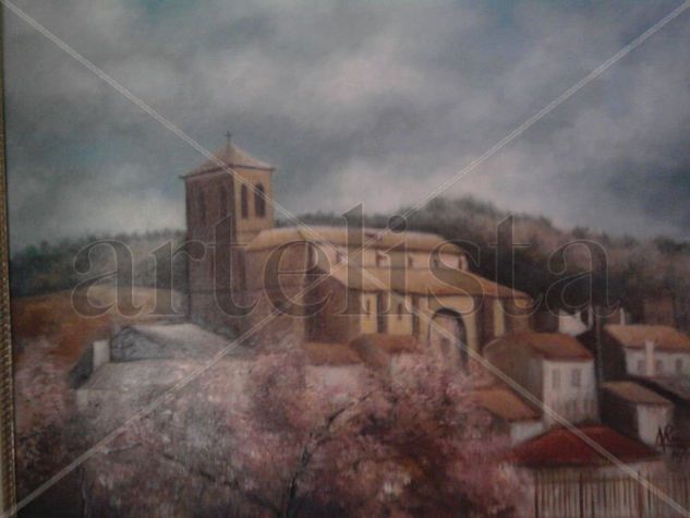 villalba del rey Oil Canvas Landscaping