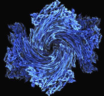 Fractal -azules...