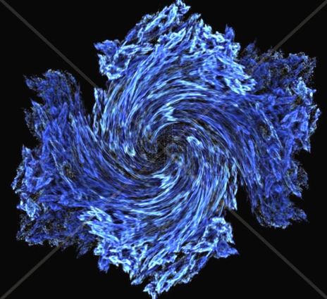 Fractal -azules...