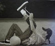 joven con zapatillas