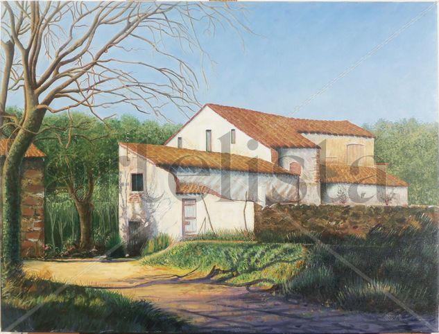 Casa en el campo Oil Canvas Landscaping