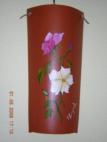 Teja con Flores Oil Others Floral Painting