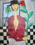 mujer y flor 34