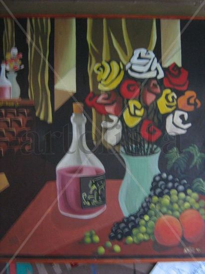 BODEGÓN ABUNDANTE Oil Canvas Still Life Paintings