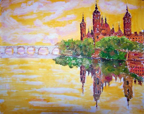 El Pilar Acrylic Canvas Landscaping