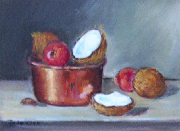 Coco Oil Panel Still Life Paintings